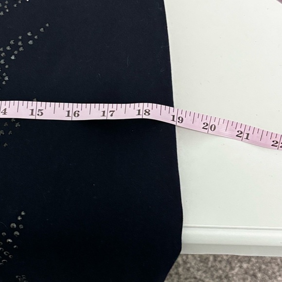 CACHE’ - SIZE 12 - DARK NAVY & SWAROVSKI STONES - VERY FITTED - GREAT COND - S - Picture 10 of 14